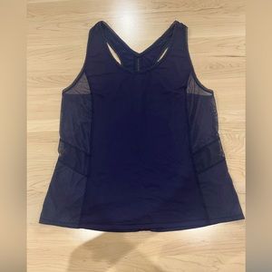 Lululemon Flowy Navy Blue Tank Top